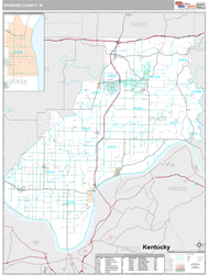 county map spencer wall indiana maps