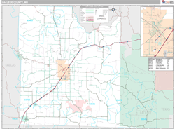 county laclede map mo wall maps missouri