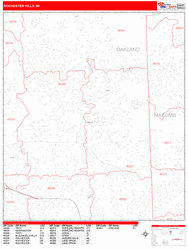 Zip Code Map Rochester Mi