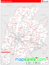 Frederick Md Zip Code Map - Map