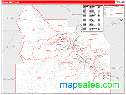 Zip Code Map Yakima County | yakima county wa zip code wall map red line style by Zip Code Map Yakima County | yakima county wa zip code wall map red line style by