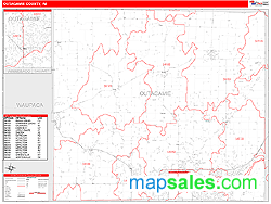 county map outagamie wall wi maps wisconsin