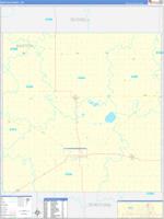 Barton, Ks Carrier Route Wall Map