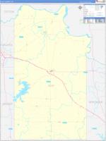 Clay, Tx Carrier Route Wall Map
