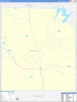 Concho, Tx Carrier Route Wall Map