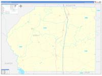 Dooly, Ga Carrier Route Wall Map