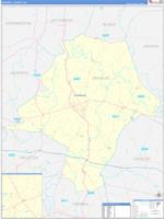 Emanuel, Ga Carrier Route Wall Map