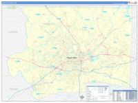 Forsyth, Nc Wall Map Zip Code