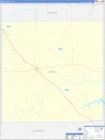 Garza, Tx Carrier Route Wall Map