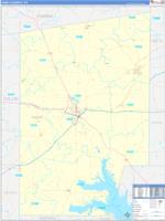 Hunt, Tx Carrier Route Wall Map