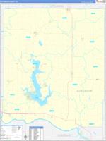 Jefferson, Ks Carrier Route Wall Map