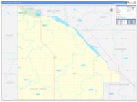 Lac Qui Parle, Mn Carrier Route Wall Map