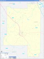 Lamar, Ga Carrier Route Wall Map
