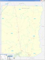 Meriwether, Ga Carrier Route Wall Map