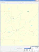 Motley, Tx Carrier Route Wall Map