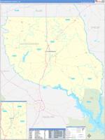 Nacogdoches, Tx Carrier Route Wall Map