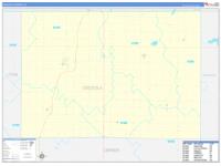Osceola, Ia Carrier Route Wall Map