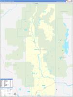 Pend Oreille, Wa Carrier Route Wall Map