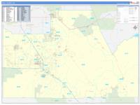Pinal, Az Carrier Route Wall Map