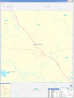 Scurry, Tx Carrier Route Wall Map