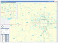 Sedgwick, Ks Carrier Route Wall Map