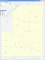 Washington, Co Carrier Route Wall Map