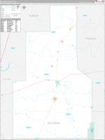 Quitman, Ms Wall Map