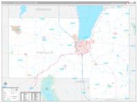 Fond Du Lac Metro Area Wall Map