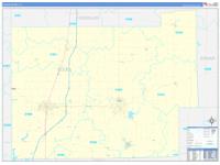 Coles, Il Wall Map Zip Code