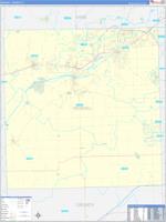 Kendall, Il Wall Map Zip Code