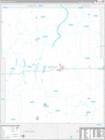 Barnes, Nd Carrier Route Wall Map