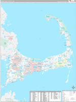 Barnstable, Ma Carrier Route Wall Map