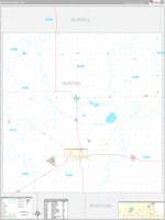 Barton, Ks Carrier Route Wall Map