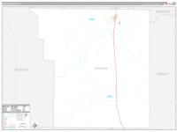 Brooks, Tx Carrier Route Wall Map