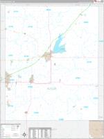 Butler, Ks Carrier Route Wall Map