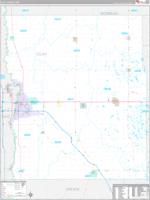 Clay, Mn Carrier Route Wall Map