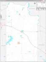 Clay, Tx Carrier Route Wall Map