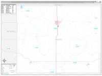 Cloud, Ks Carrier Route Wall Map