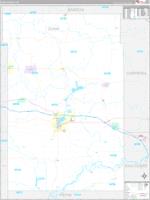Dunn, Wi Carrier Route Wall Map