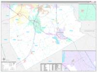 Ellis, Tx Carrier Route Wall Map