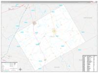 Falls, Tx Carrier Route Wall Map