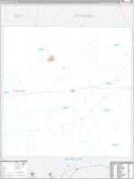 Fisher, Tx Carrier Route Wall Map