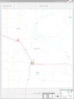 Floyd, Tx Carrier Route Wall Map