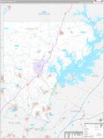 Forsyth, Ga Carrier Route Wall Map