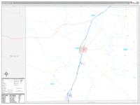 Frio, Tx Carrier Route Wall Map