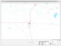 Gaines, Tx Carrier Route Wall Map