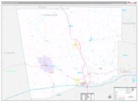Haralson, Ga Carrier Route Wall Map