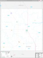 Howard, Ne Carrier Route Wall Map
