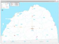 Huron, Mi Carrier Route Wall Map
