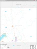 Hutchinson, Tx Carrier Route Wall Map